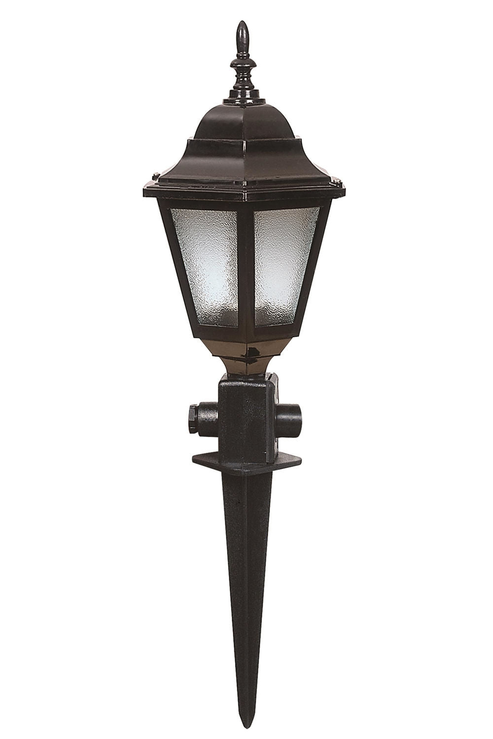 Candeeiro de Parede para Exterior – 60 cm x 23 cm – Preto – ABS e Acrílico