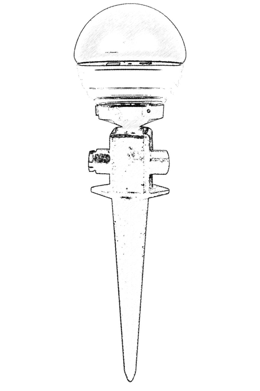 Candeeiro de Parede para Exterior – 50 cm – 20 cm – ABS e Acrílico