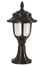 Candeeiro de Parede para Exterior – 45 cm x 25 cm – Preto – ABS e Policarbonato