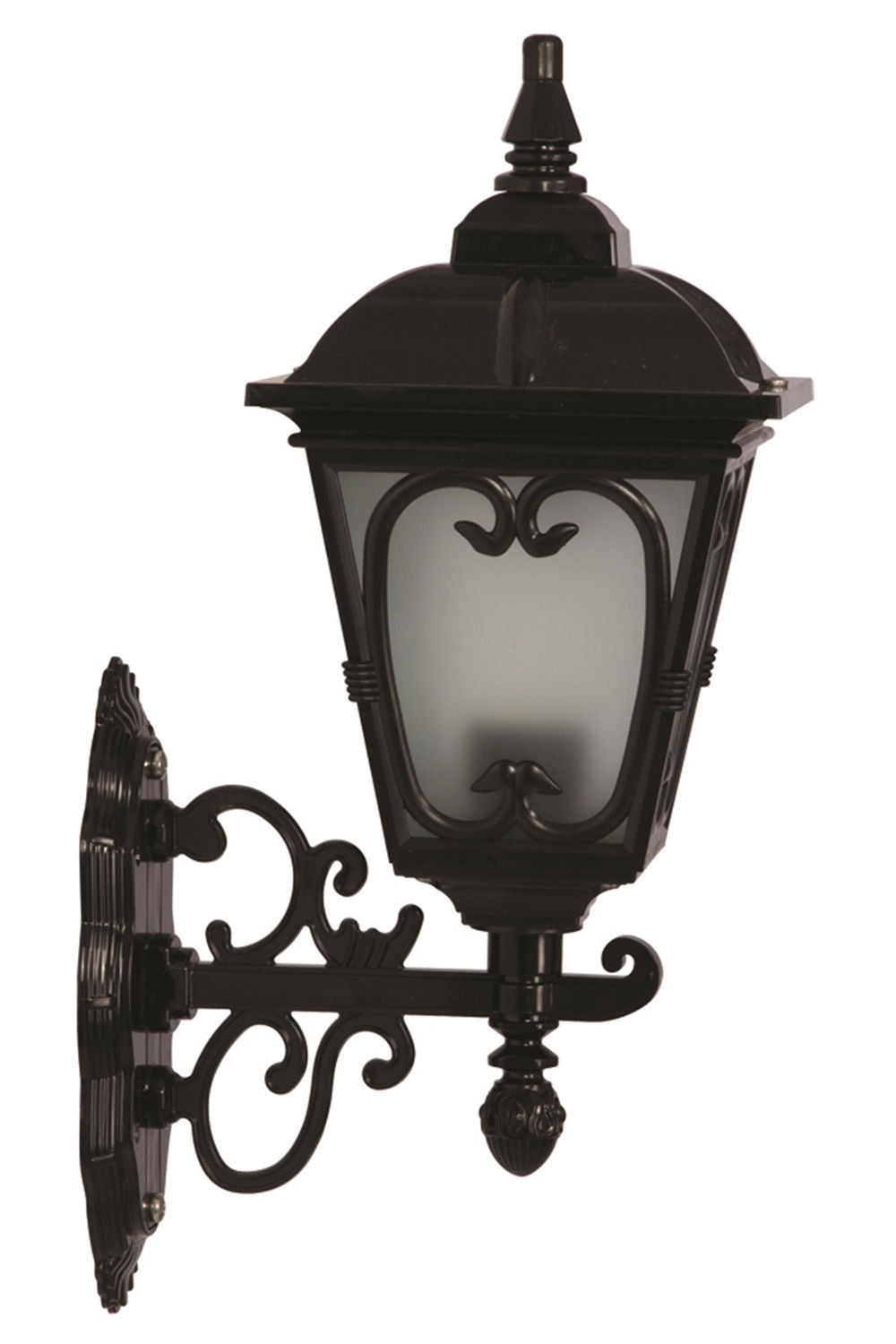 Candeeiro de Parede para Exterior – 50 cm – Preto – ABS/Policarbonato