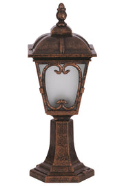 Candeeiro de Parede para Exterior – 50 cm x 20 cm – Marrom – ABS e Policarbonato