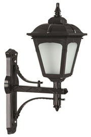 Candeeiro de Parede para Exterior – 55 cm – Preto – ABS e Policarbonato