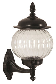 Candeeiro de Parede para Exterior – 42 cm – Preto – ABS e Acrílico