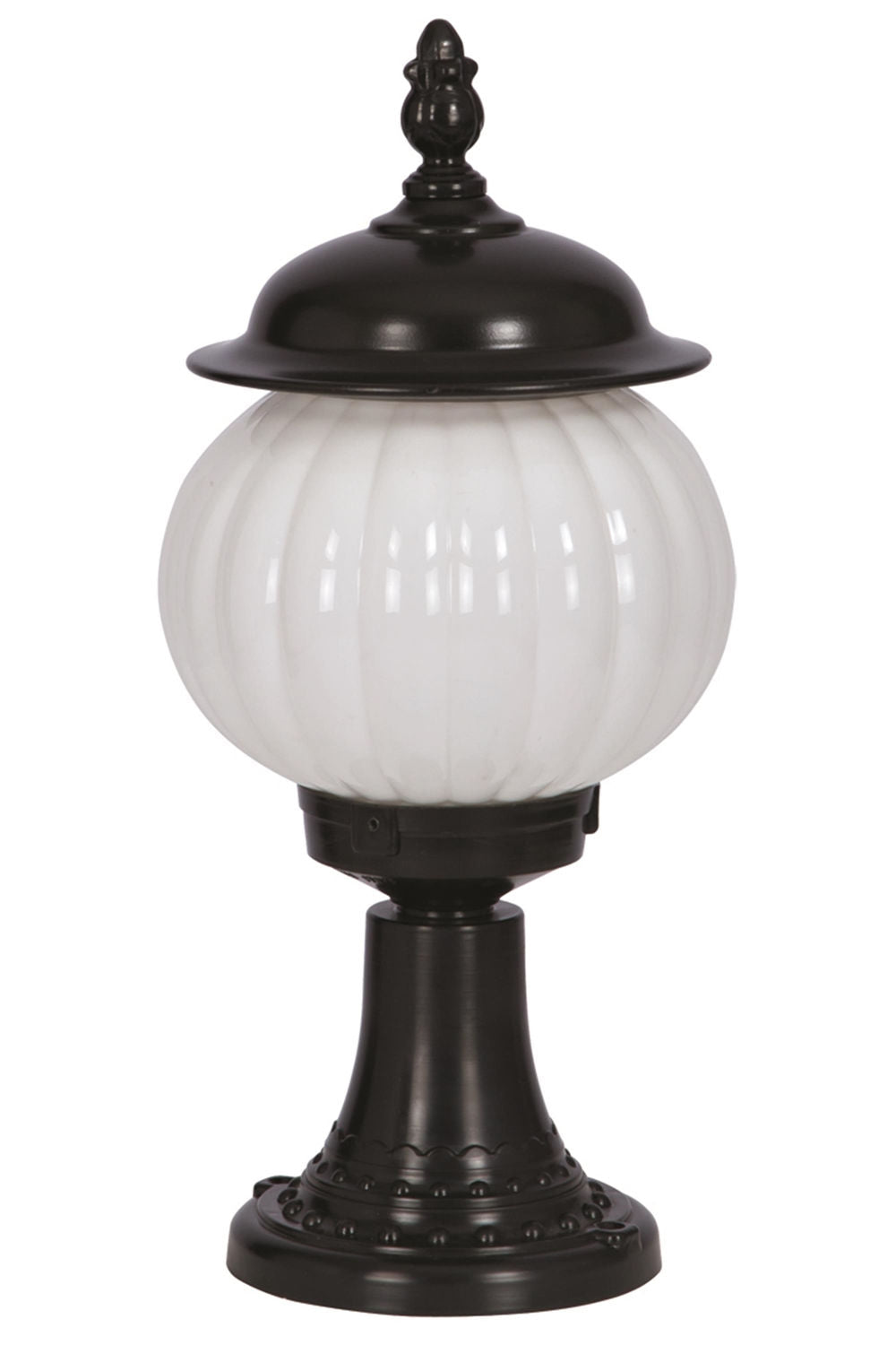 Candeeiro de Parede Externo – 50 cm x 23 cm – Preto – ABS e Acrílico
