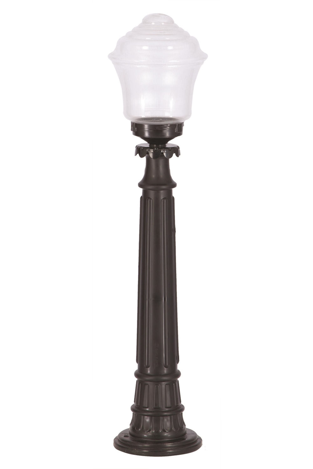 Candeeiro de Pé Externo – 85 cm x 22 cm – Preto – ABS e Acrílico