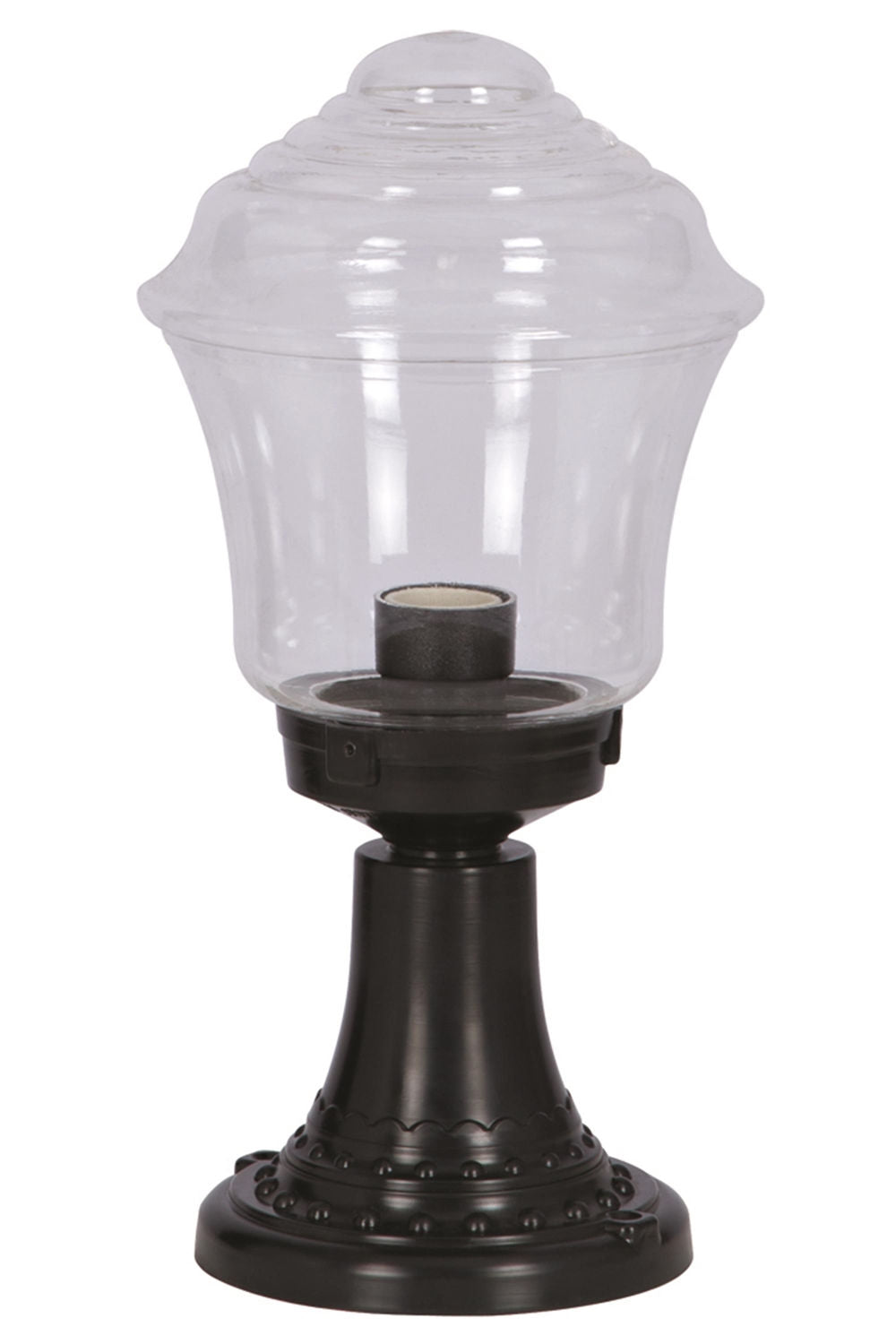 Candeeiro de Parede Externa – 40 cm x 22 cm – Preto – ABS/Acrílico