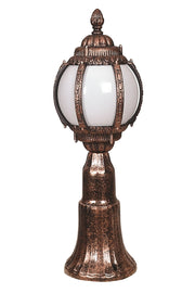 Candeeiro de Parede para Exterior – 60 cm x 26 cm – Marrom – ABS e Acrílico