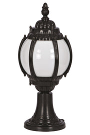 Candeeiro de Parede para Exterior – 50 cm – Preto e Branco – ABS e Acrílico