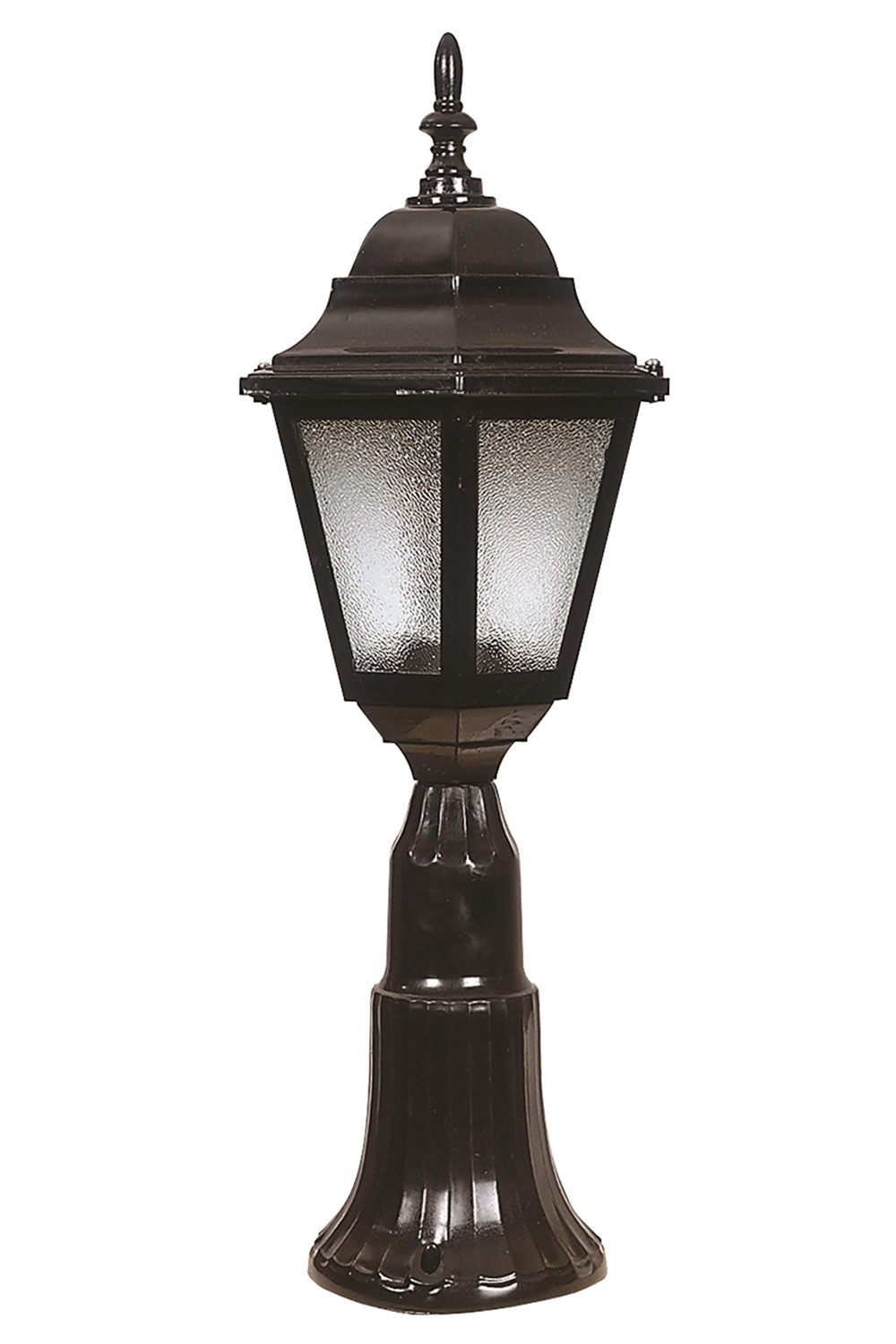 Candeeiro de Parede Externo – 60 cm x 23 cm – Preto – ABS e Policarbonato