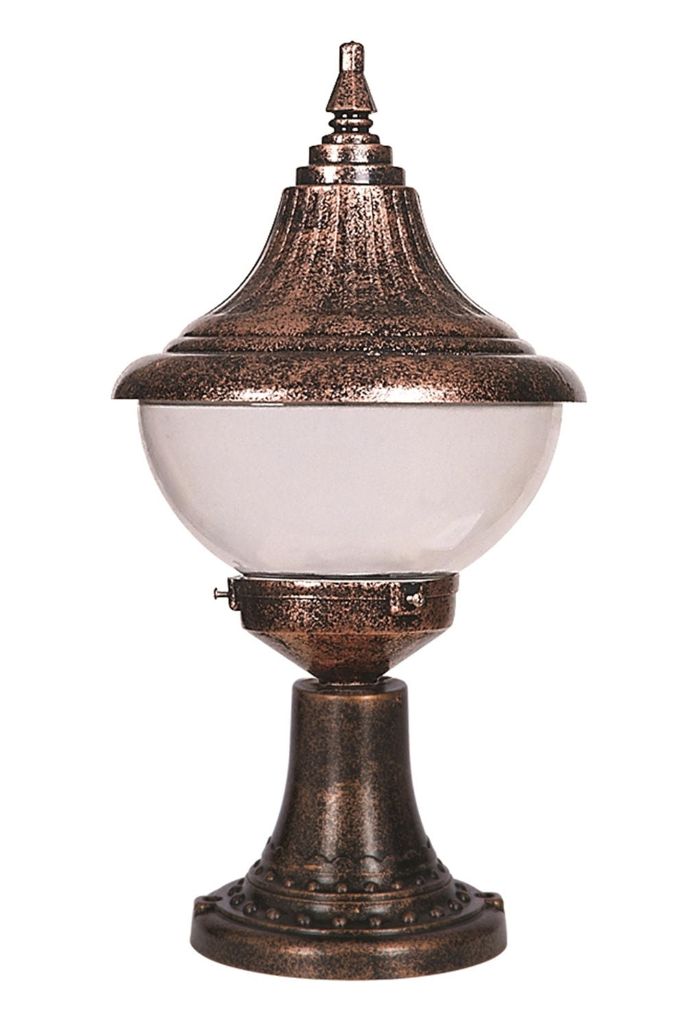 Candeeiro de Parede para Exterior – 50 cm x 27 cm – Marrom – ABS e Policarbonato