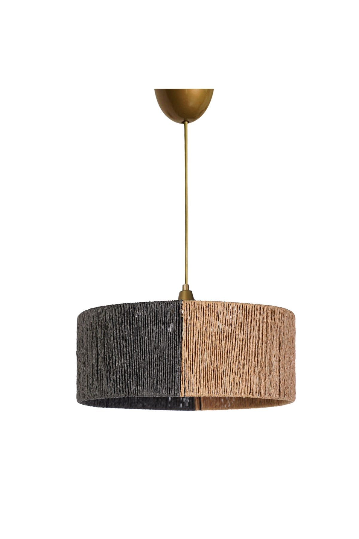 Candeeiro de Teto – 12 cm altura – 30 cm largura – plástico e algodão