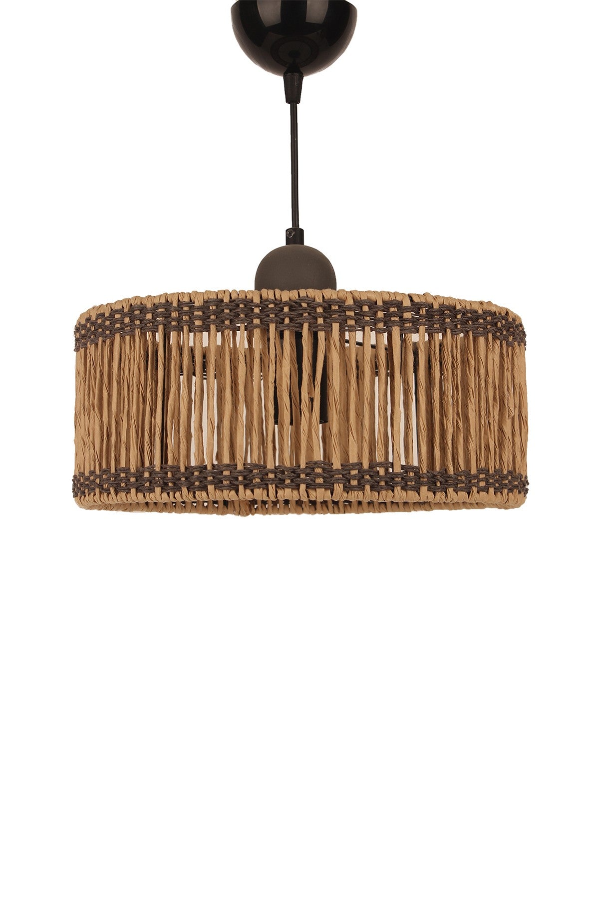 Candeeiro de Teto – Ø30 h:20 cm – Ecru – Metal