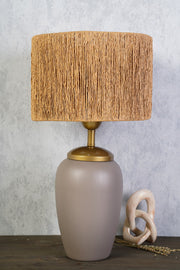 Candeeiro de Mesa – 60 cm x 30 cm – Bege – Metal