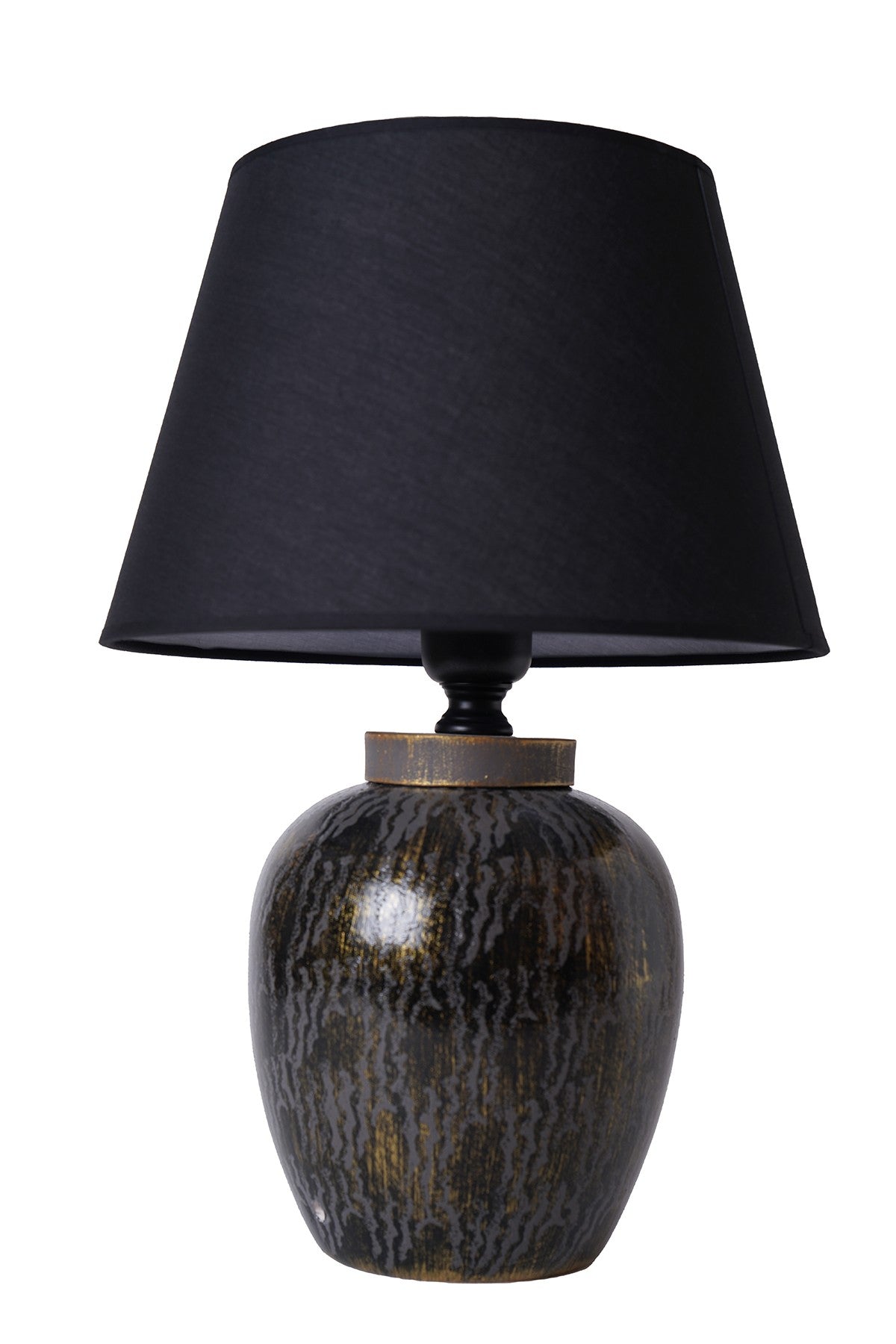 Candeeiro de Mesa – 30 cm x 45 cm – Preto – Cerâmica