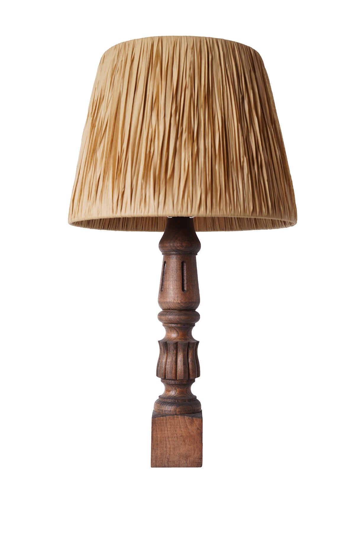 Candeeiro de Mesa – 33 cm x 58 cm – Marrom – Madeira