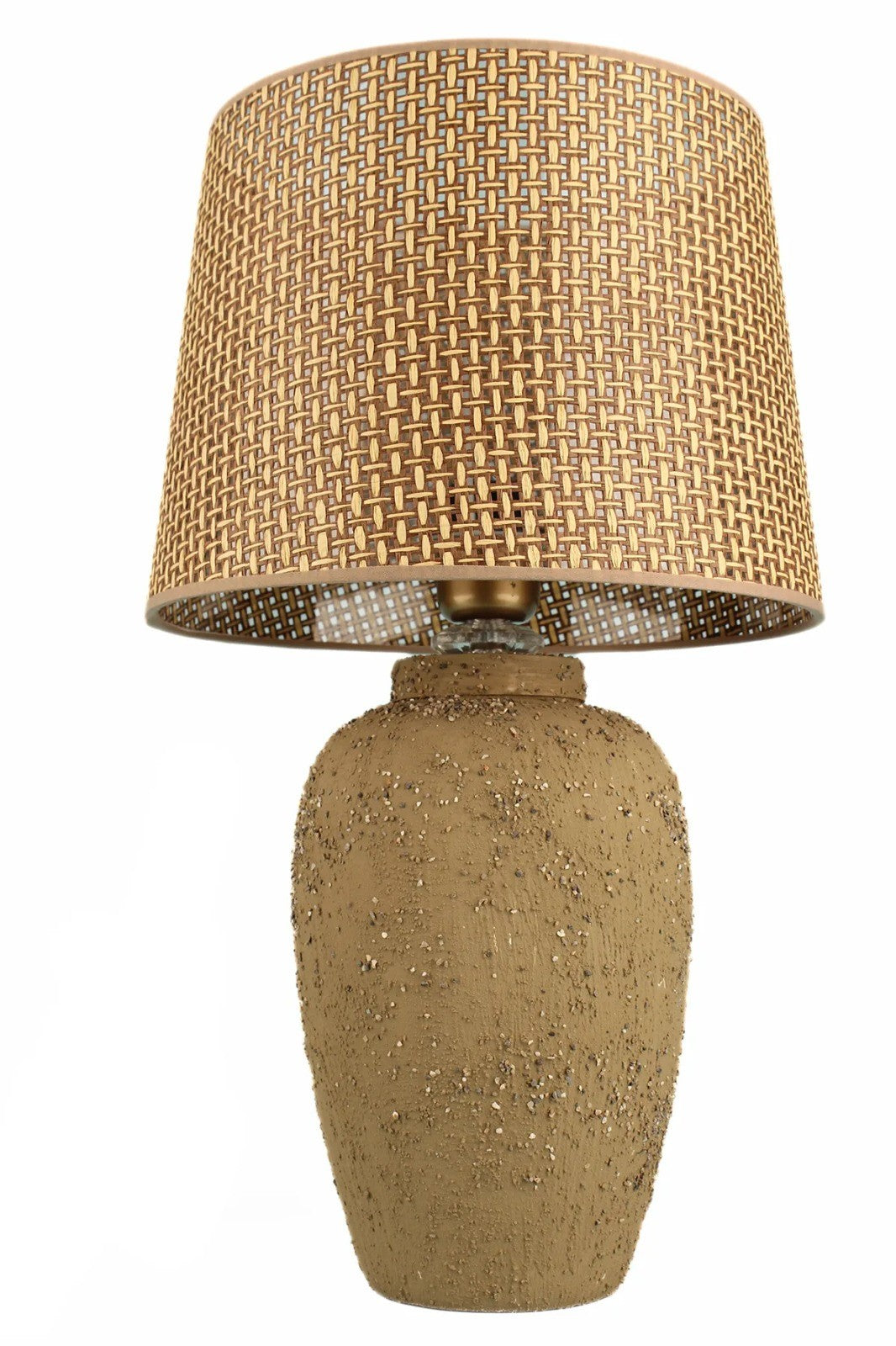 Candeeiro de Mesa em Cerâmica – 50 cm – Mostarda