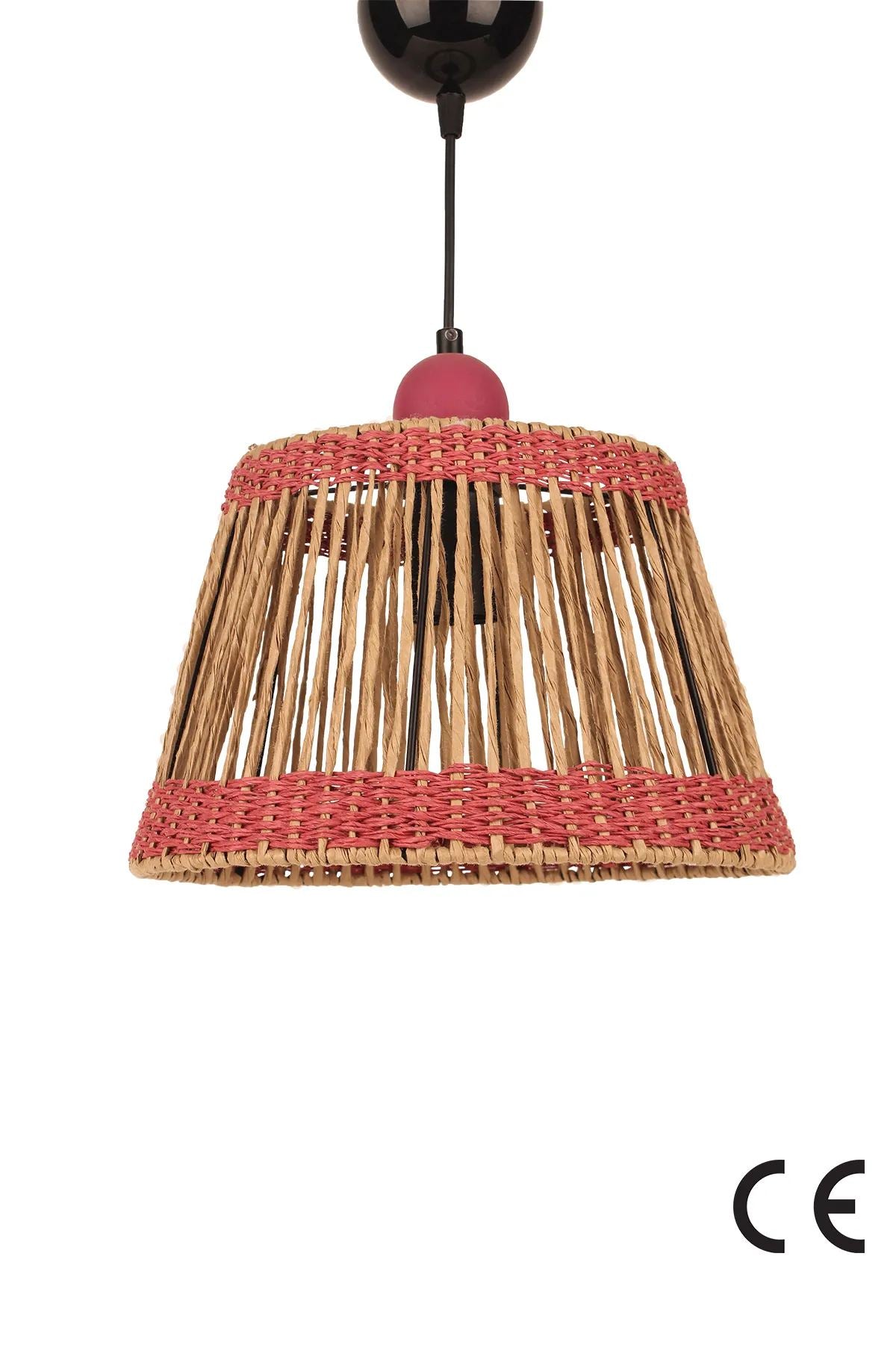 Candeeiro de Teto – 25-62 cm – Rosa – Plástico