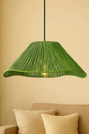 Candeeiro de Teto – 16 - 52 cm – Verde – Plástico