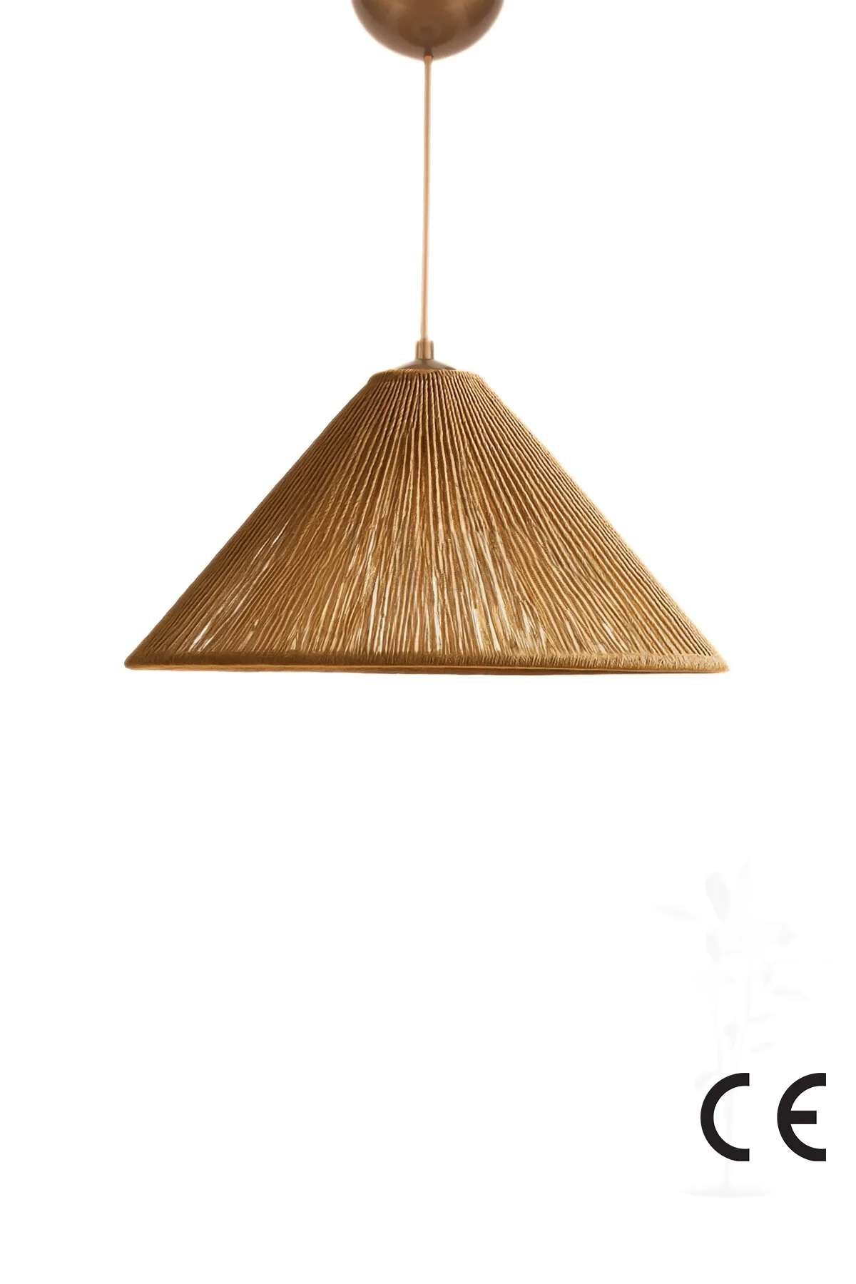 Candeeiro de Teto – 14-53 cm – Bege – Plástico