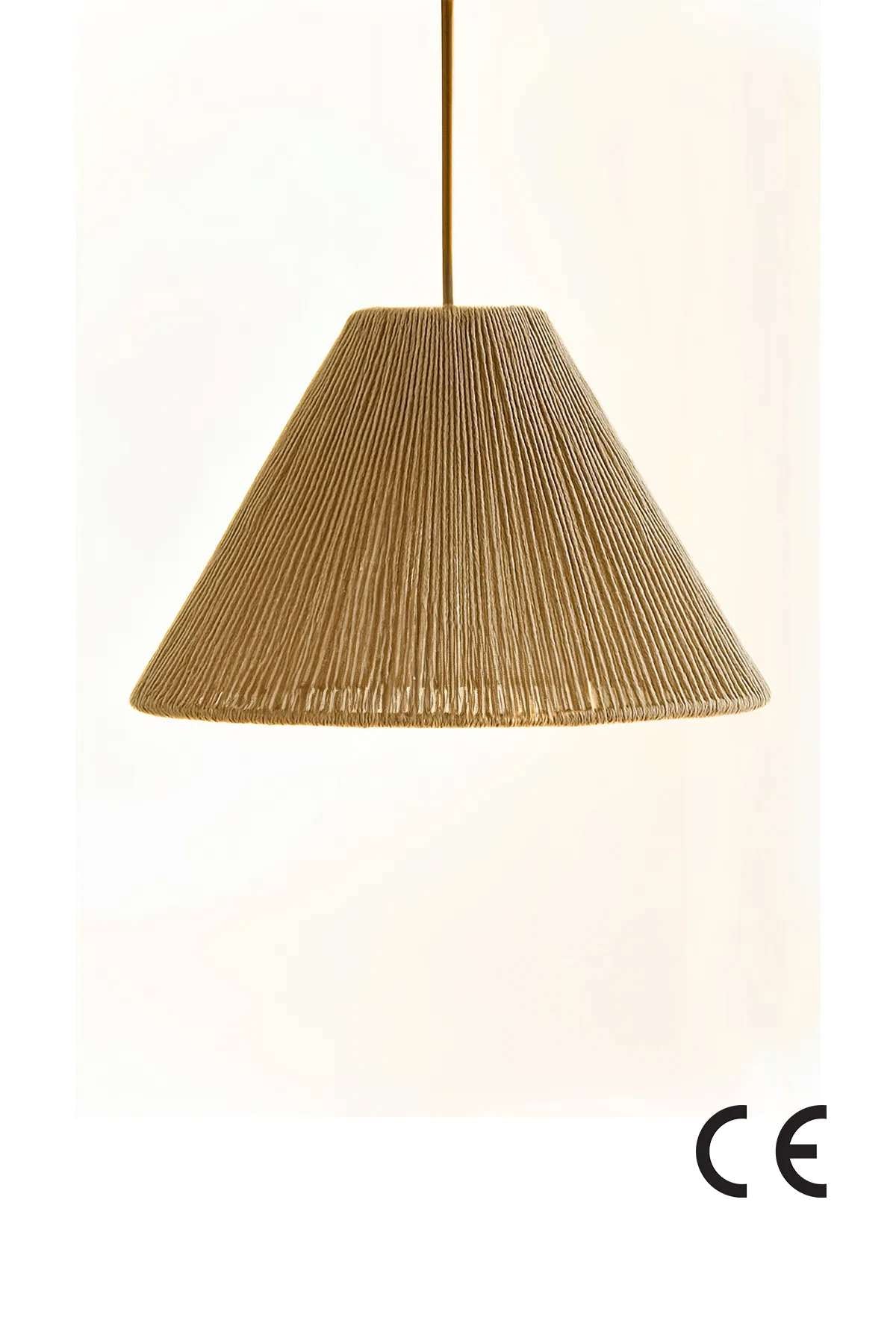 Candeeiro de Teto – 18-54 cm – Bege – Plástico