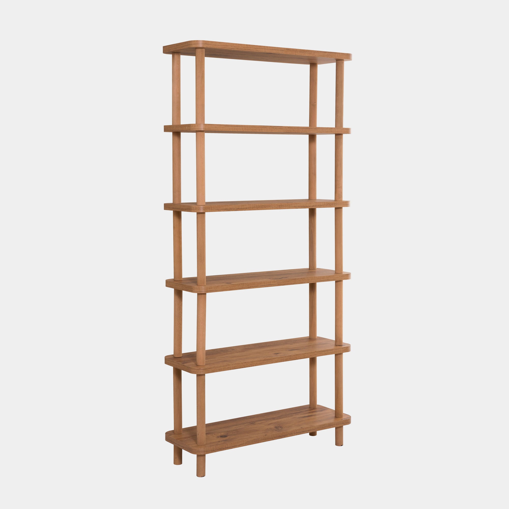 Estante de livros – 80 cm x 168,5 cm x 28 cm – Pinho Atlântico – Painéis de partículas revestidos a melamina