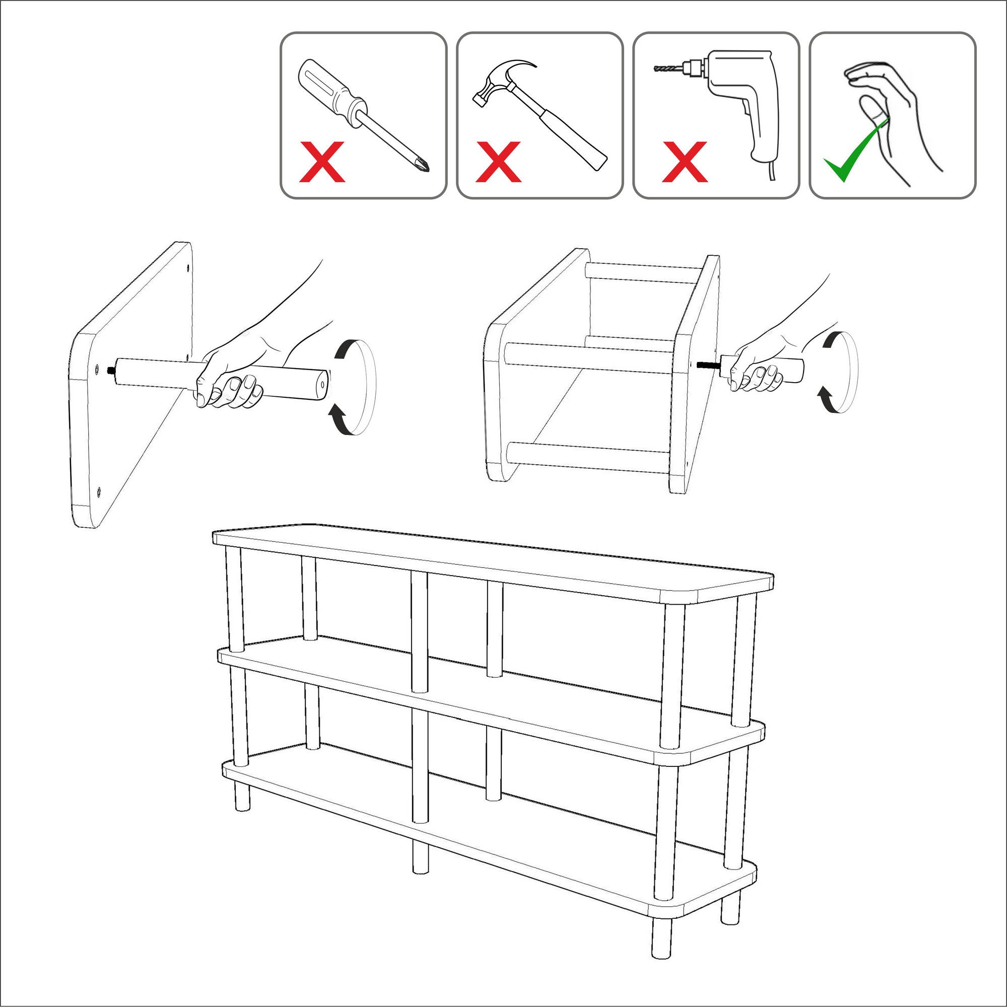 Estante de Livros – 150 cm – Preto e Pinho Atlântico – Painéis de Partículas revestidos a Melamina