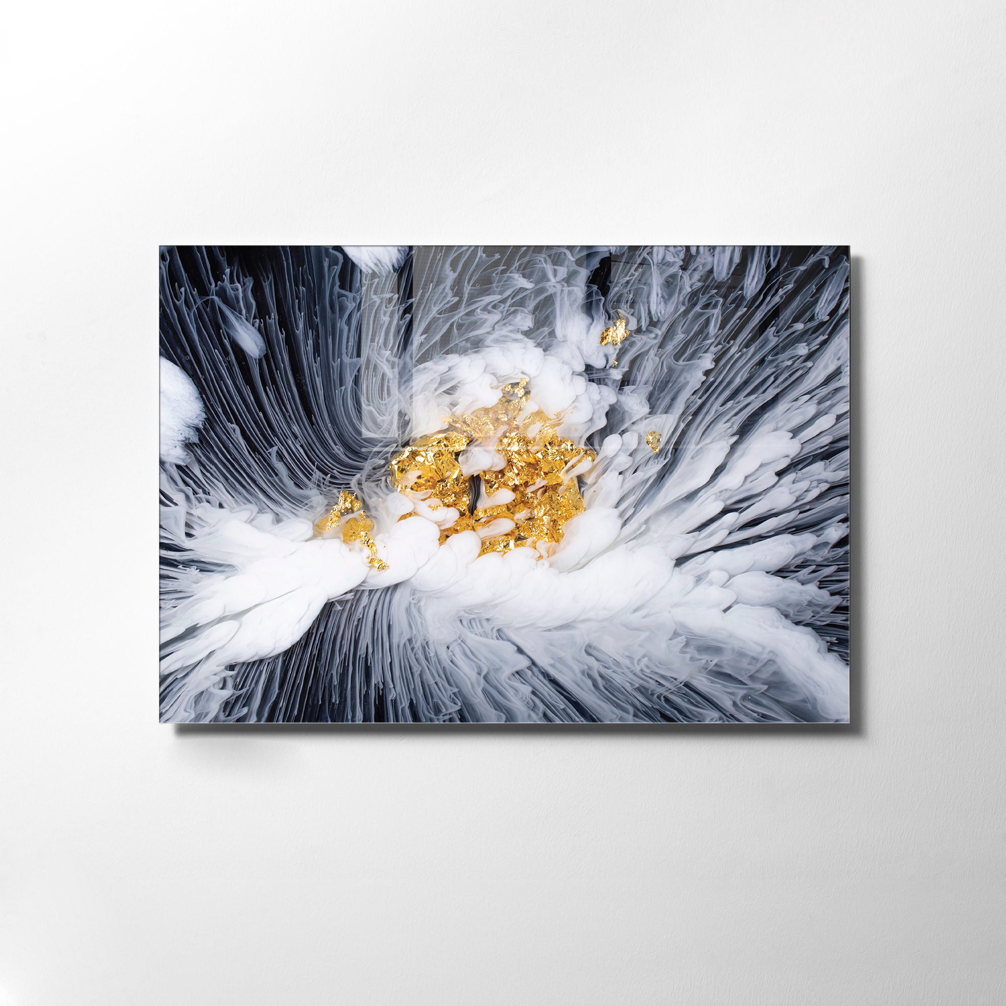 Quadro Decorativo em Vidro Temperado Multicolor 50x70cm - Arte Moderna para Transformar o Seu Espaço