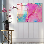 Quadro Decorativo em Vidro Temperado Multicolor 70x100cm - Arte Moderna para Transformar o Seu Espaço