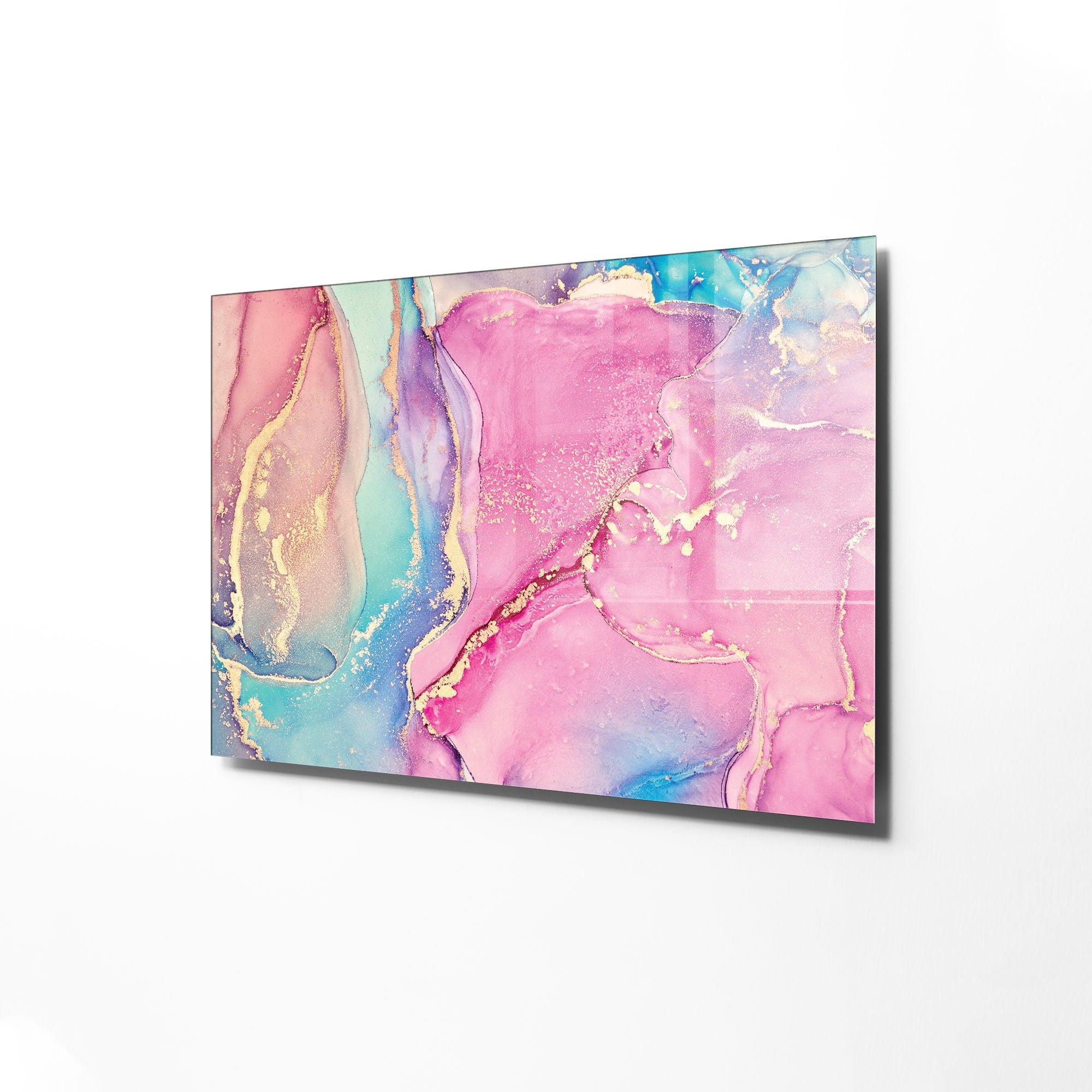 Quadro Decorativo em Vidro Temperado Multicolor 70x100cm - Arte Moderna para Transformar o Seu Espaço