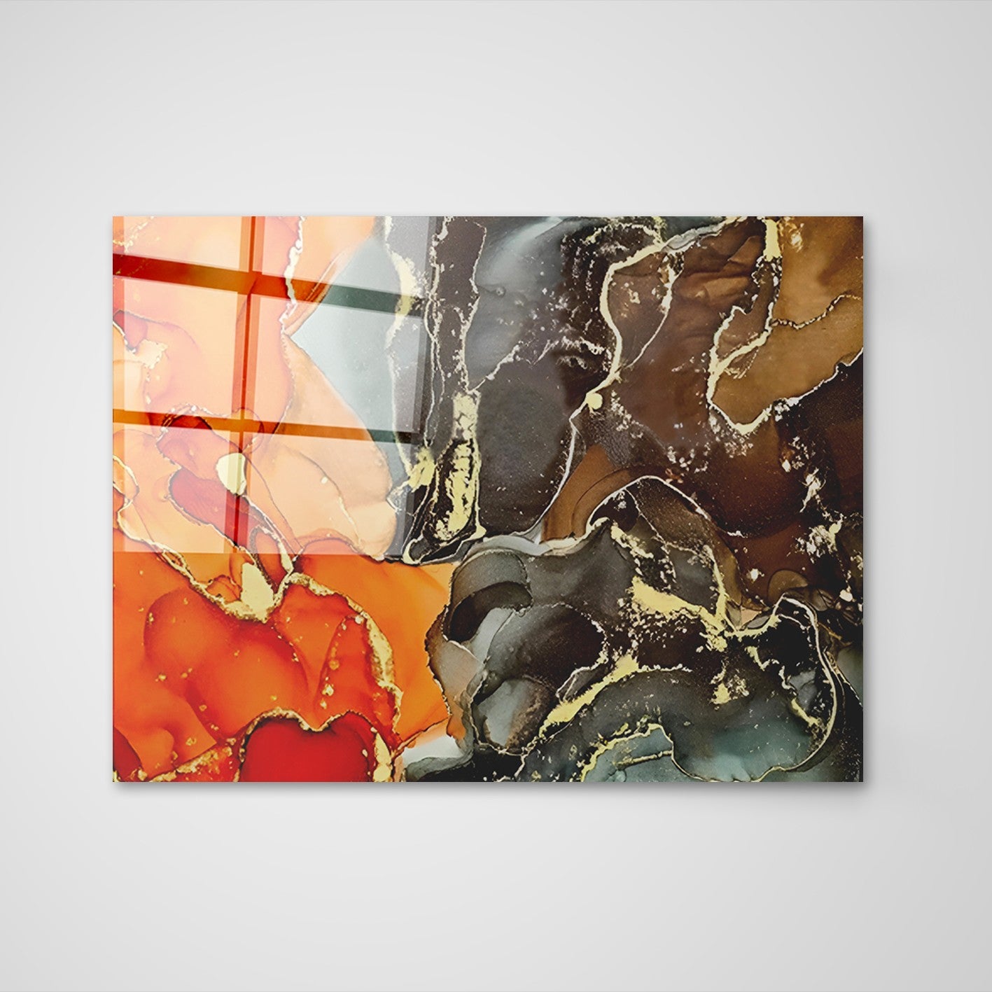 Quadro Decorativo em Vidro Temperado Multicolor 70x100cm - Arte Moderna para Transformar o Seu Espaço