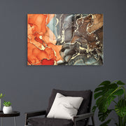 Quadro Decorativo em Vidro Temperado Multicolor 30x45cm - Arte Moderna para Decoração de Interiores