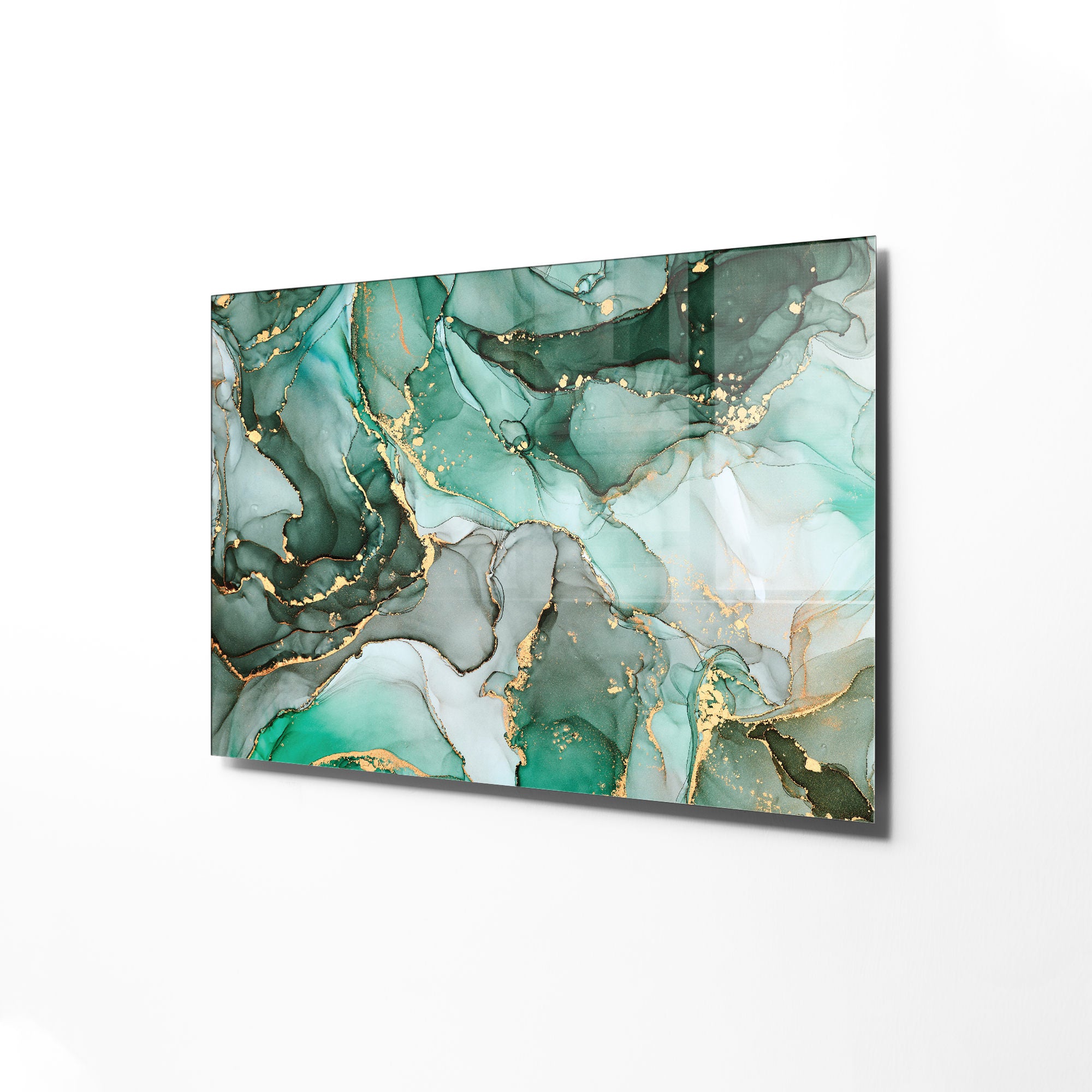 Quadro Decorativo em Vidro Temperado Multicolor 45x65cm - Arte Moderna para Transformar o Seu Espaço