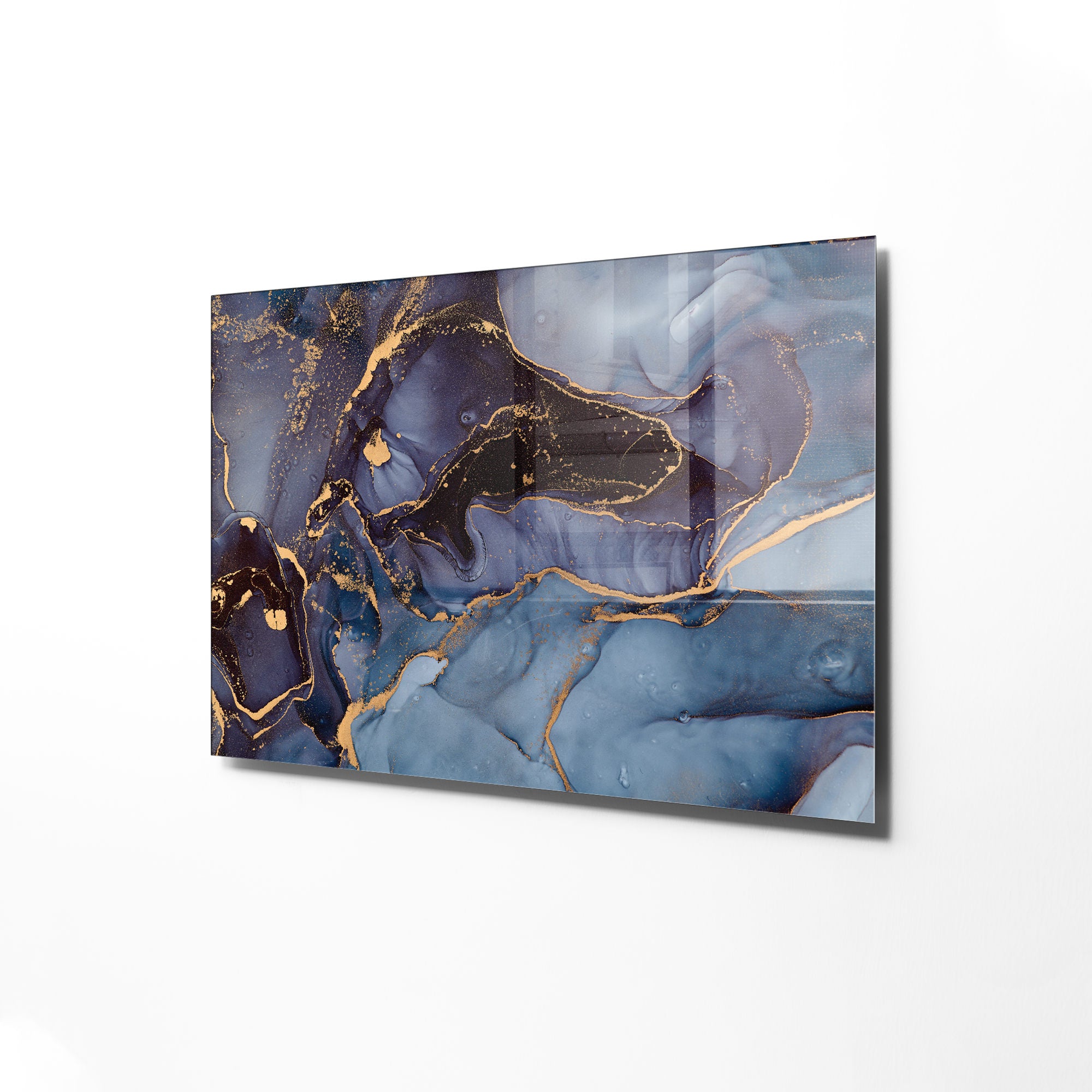 Quadro Decorativo em Vidro Temperado Multicolor 45x65cm - Arte Moderna para Transformar o Seu Espaço