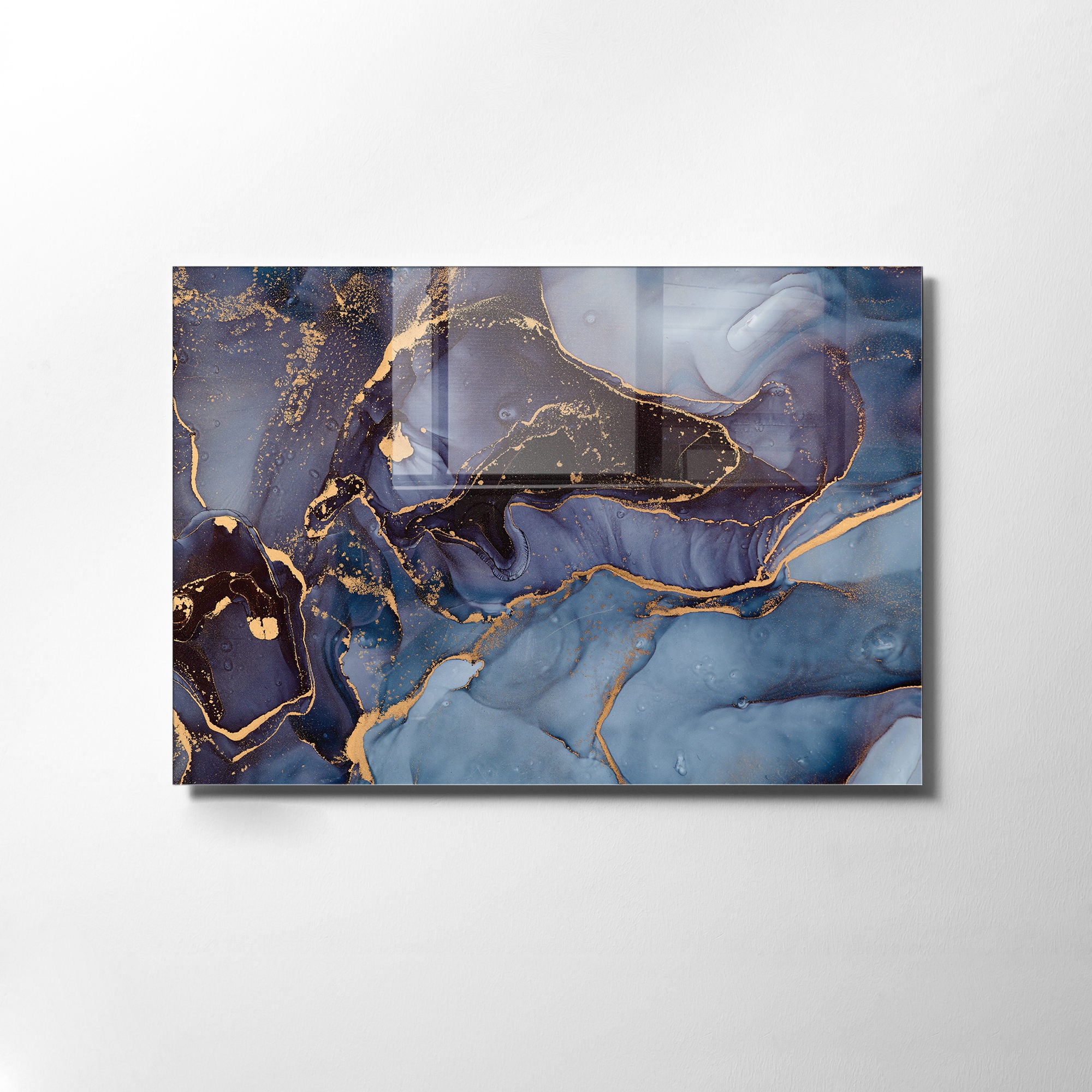 Quadro Decorativo em Vidro Temperado Multicolor 30x45cm - Arte Moderna para Decoração de Interiores