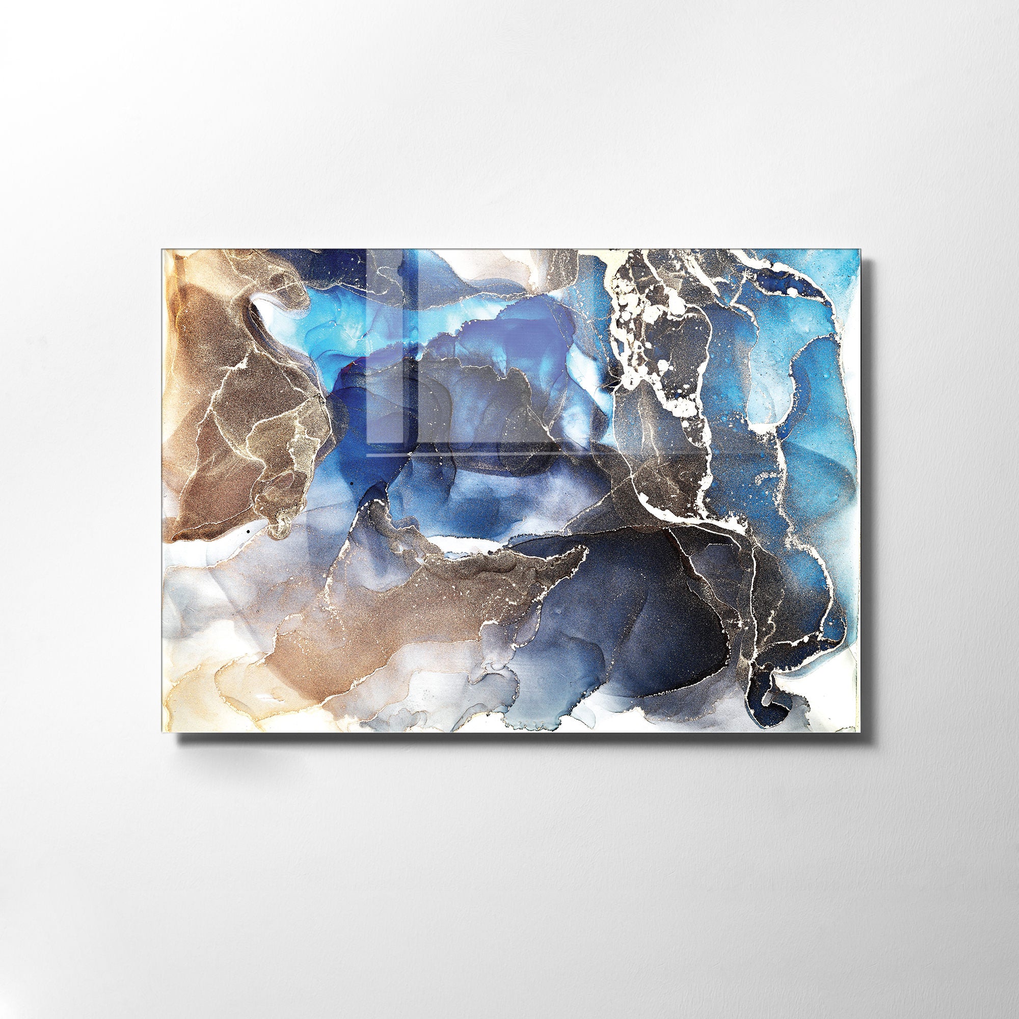 Quadro Decorativo em Vidro Temperado Multicolor 50x70cm - Arte Moderna para Transformar o Seu Espaço