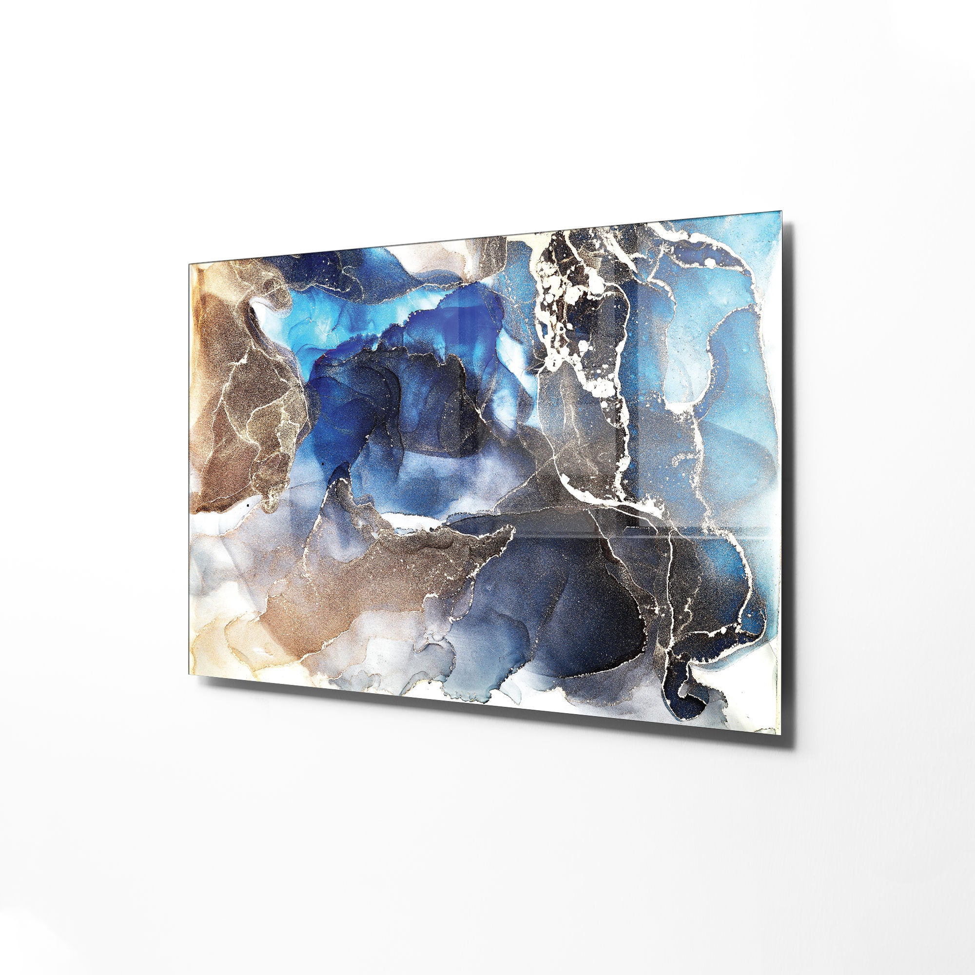 Quadro Decorativo em Vidro Temperado Multicolor 50x70cm - Arte Moderna para Transformar o Seu Espaço