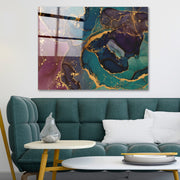 Quadro Decorativo em Vidro Temperado Multicolor 70x100cm - Arte Moderna para Transformar o Seu Espaço