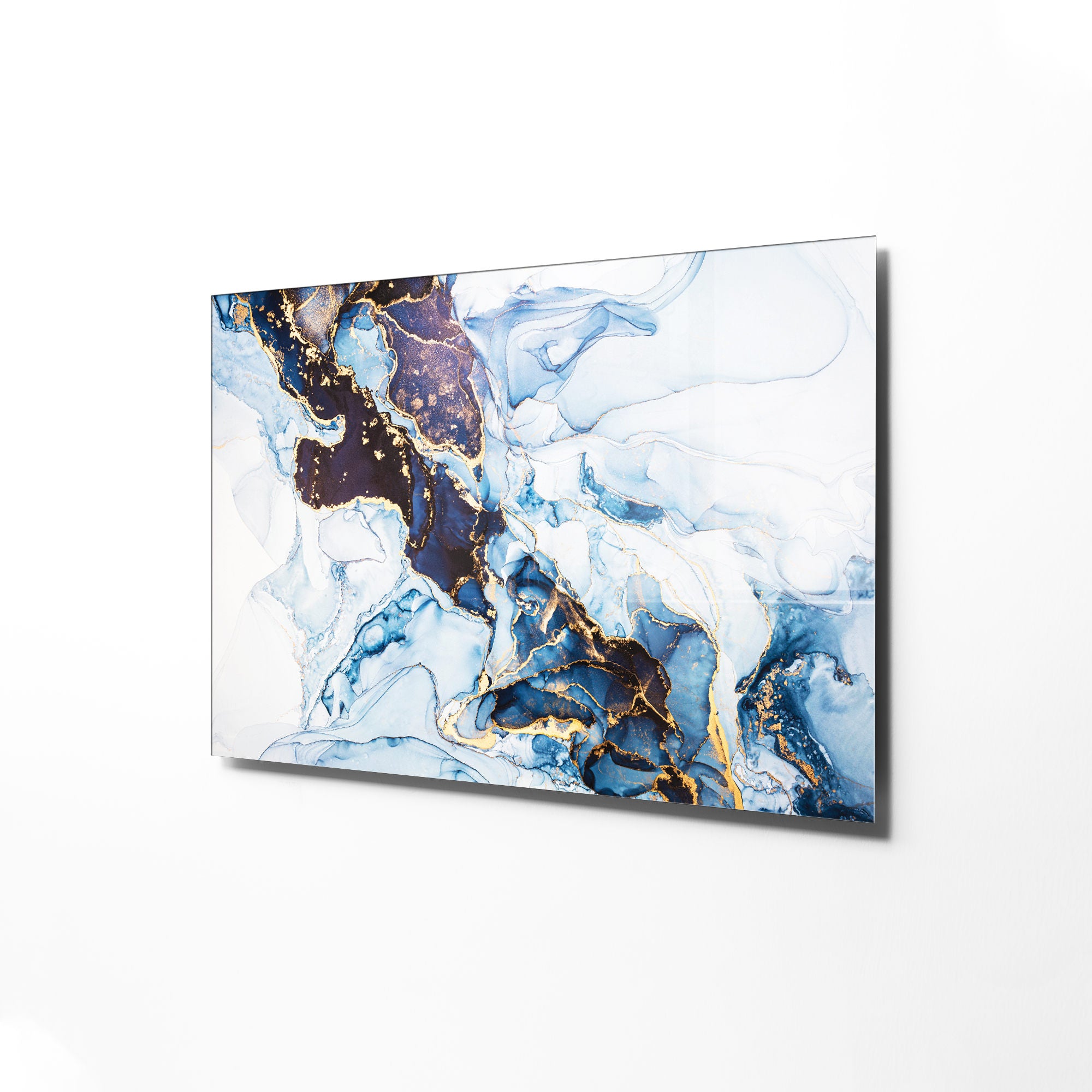 Quadro Decorativo em Vidro Temperado Multicolor 30x45cm - Arte Moderna para Decoração de Interiores