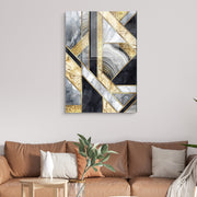 Quadro Decorativo em Vidro Temperado Multicolor 45x65cm - Arte Moderna para Transformar o Seu Espaço