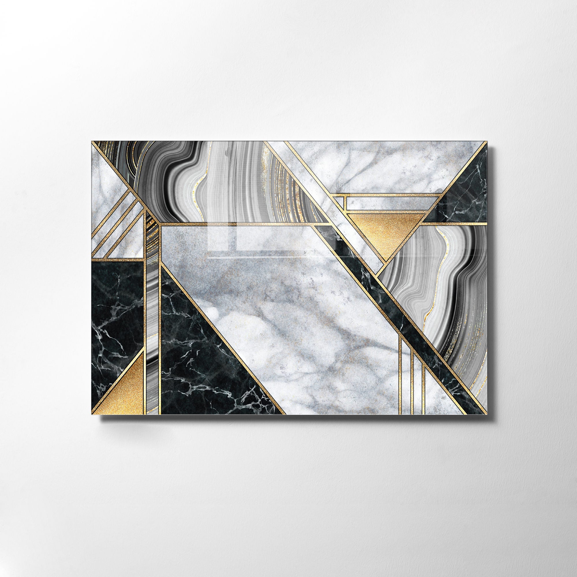 Quadro Decorativo em Vidro Temperado Multicolor 50x70cm - Arte Moderna para Transformar o Seu Espaço