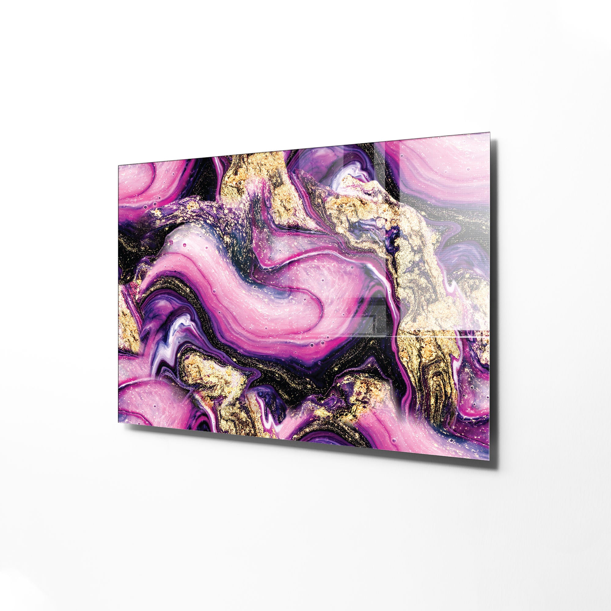 Quadro Decorativo em Vidro Temperado Multicolor 50x70cm - Arte Moderna para Transformar o Seu Espaço