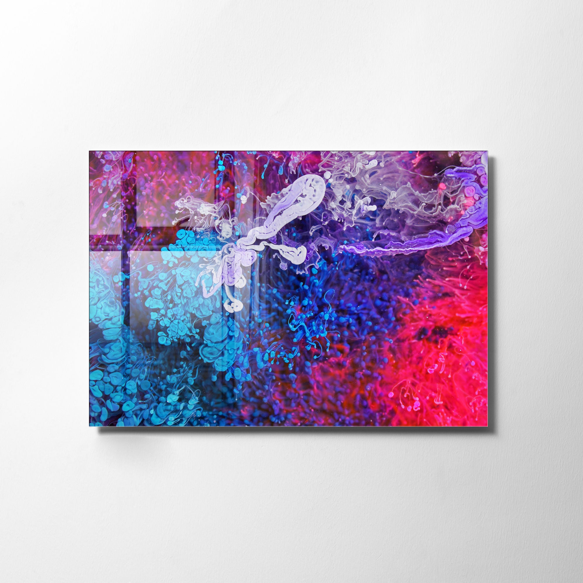 Quadro Decorativo em Vidro Temperado Multicolor 70x100cm - Arte Moderna para Transformar o Seu Espaço