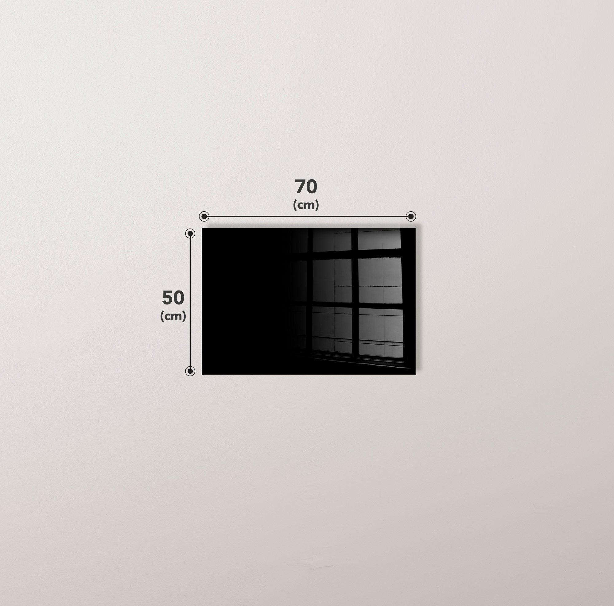 Quadro Decorativo em Vidro Temperado Multicolor 50x70cm - Arte Moderna para Transformar o Seu Espaço