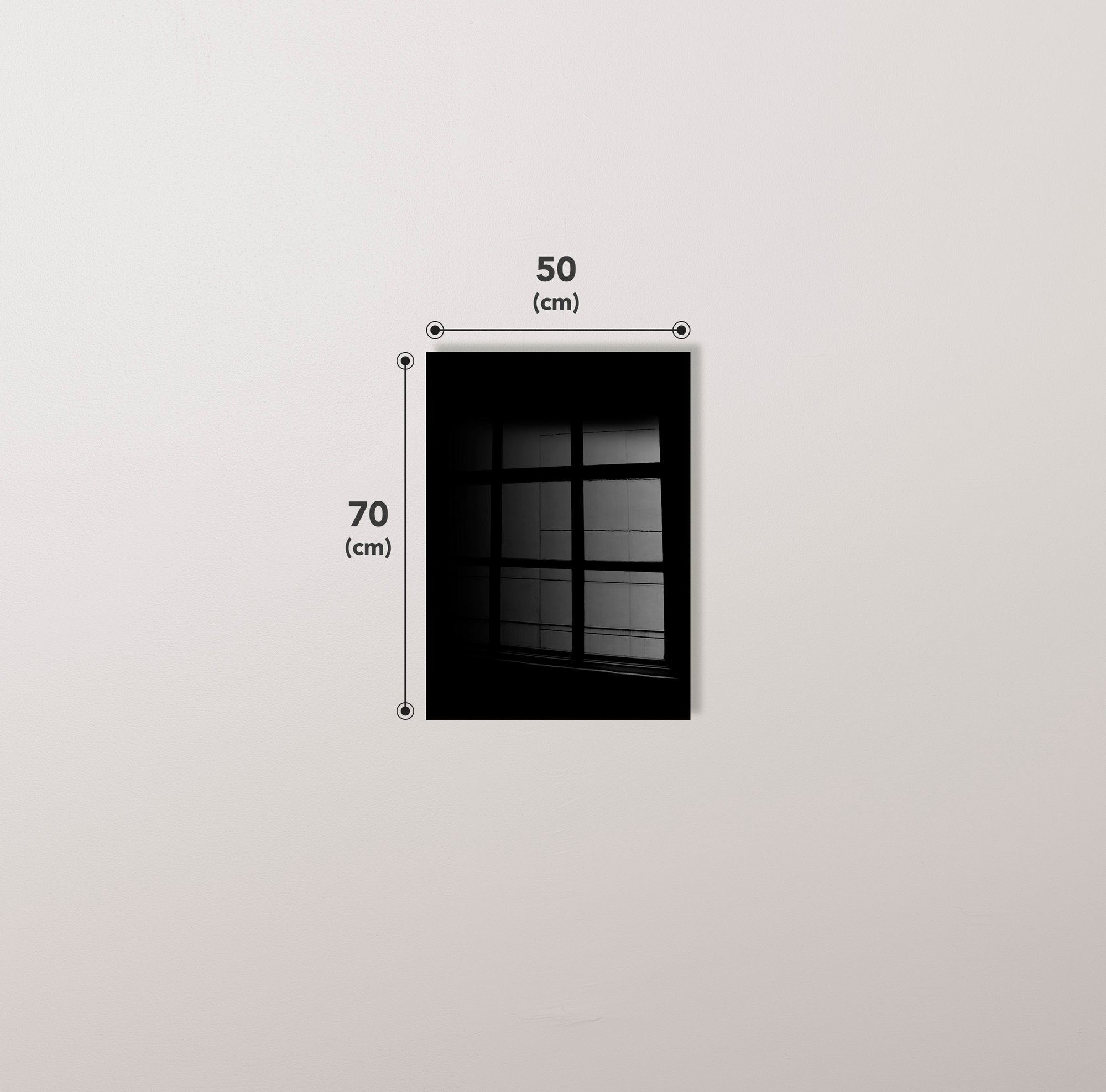 Quadro Decorativo em Vidro Temperado Multicolor 50x70cm - Arte Moderna para Transformar o Seu Espaço