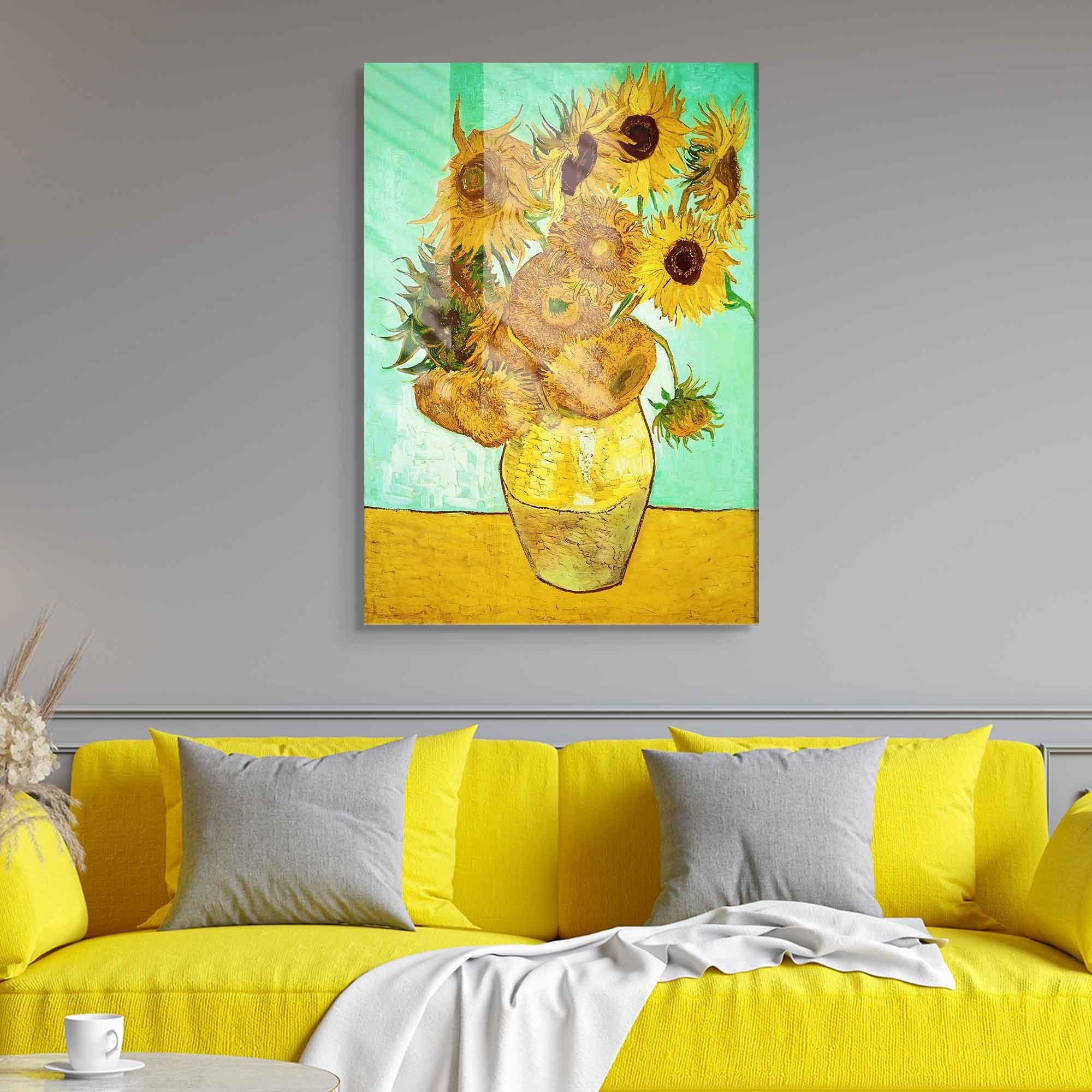 Quadro Decorativo em Vidro Temperado Multicolor 30x45cm - Arte Moderna para Decoração de Interiores