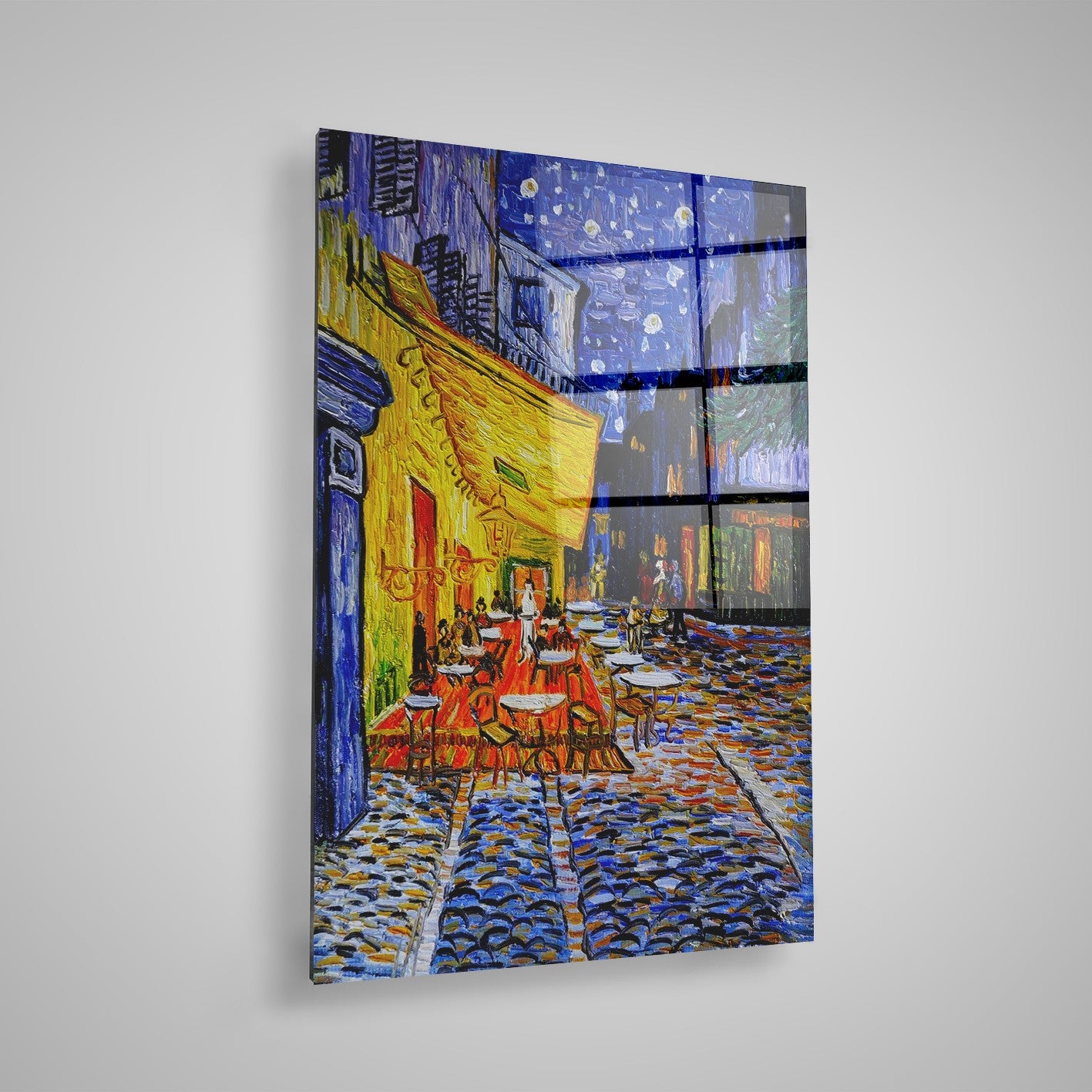 Quadro Decorativo em Vidro Temperado Multicolor 50x70cm - Arte Moderna para Transformar o Seu Espaço