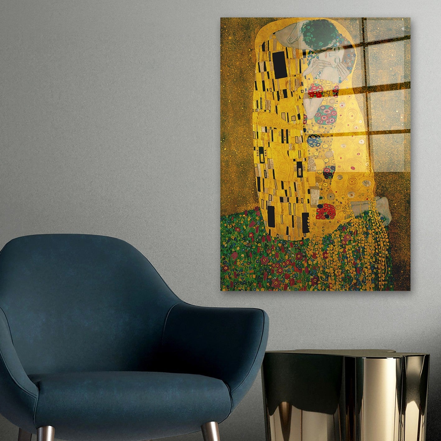 Quadro Decorativo em Vidro Temperado Multicolor 45x65cm - Arte Moderna para Transformar o Seu Espaço