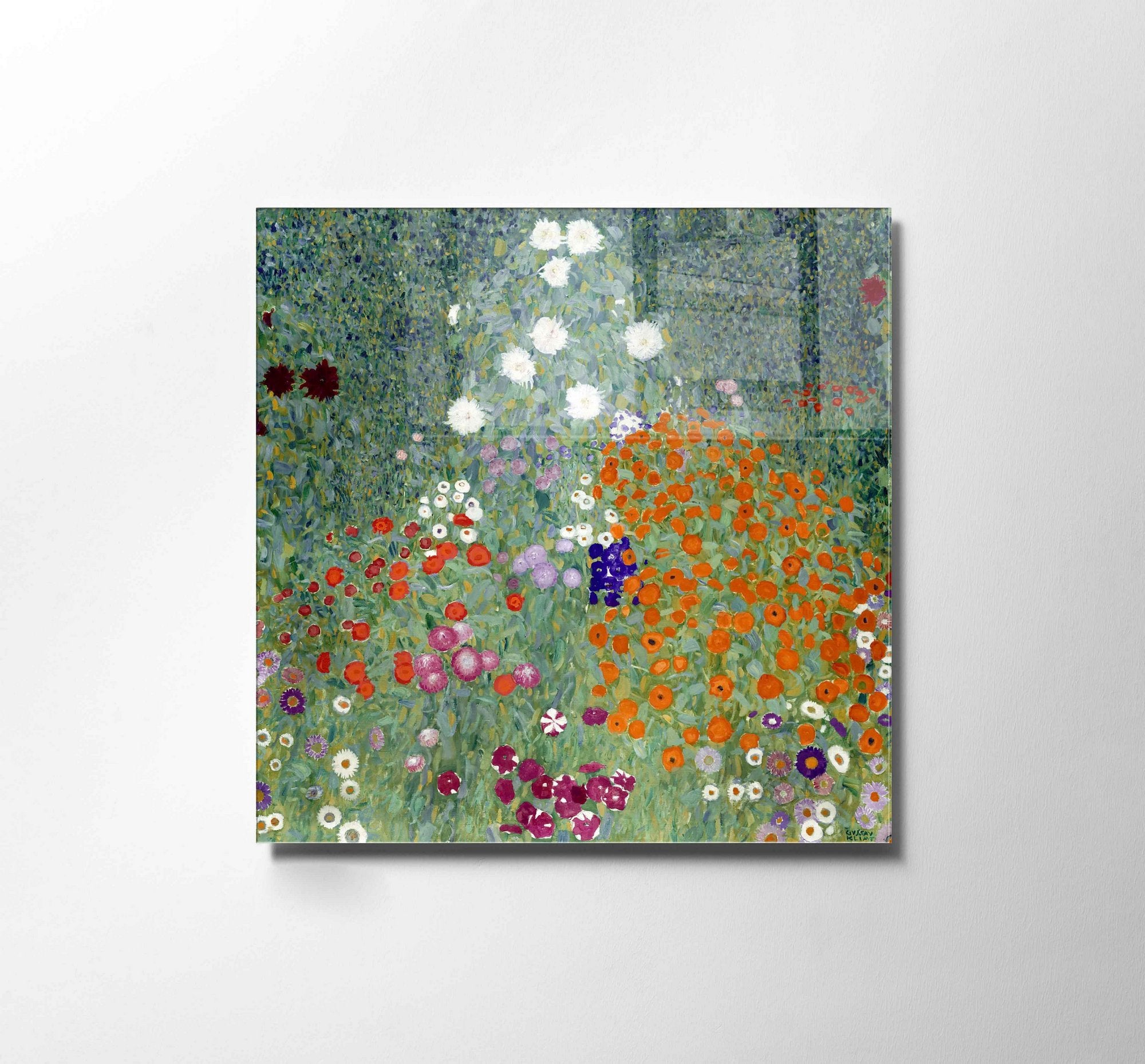 Quadro Decorativo em Vidro Temperado Multicolor 60x60cm - Arte Moderna para Transformar o Seu Espaço