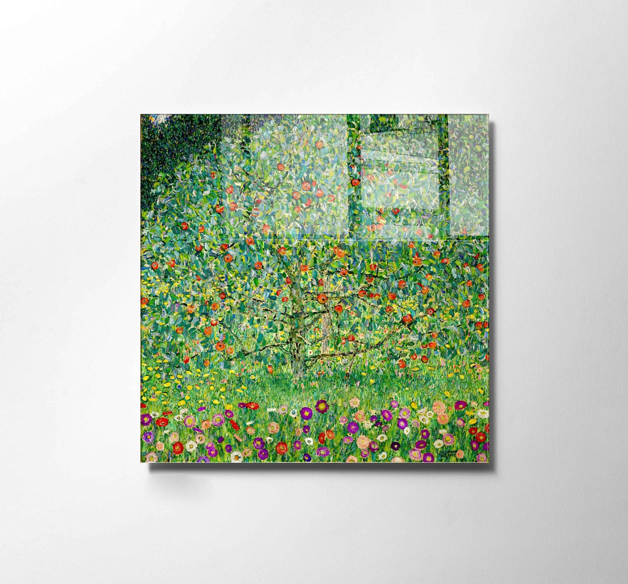 Quadro Decorativo em Vidro Temperado Multicolor 60x60cm - Arte Moderna para Transformar o Seu Espaço