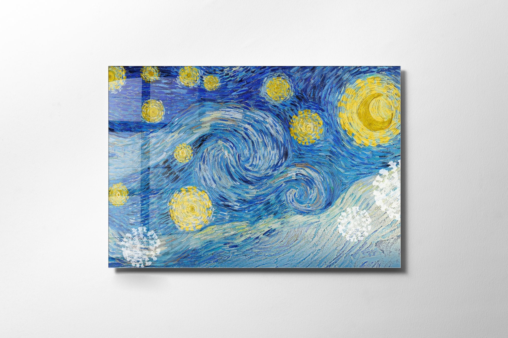 Quadro Decorativo em Vidro Temperado Multicolor 50x70cm - Arte Moderna para Transformar o Seu Espaço